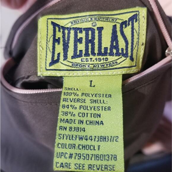 Everlast Sweatshirt womens large Reversible Zip up Hooded Jacket - Picture 3 of 9
